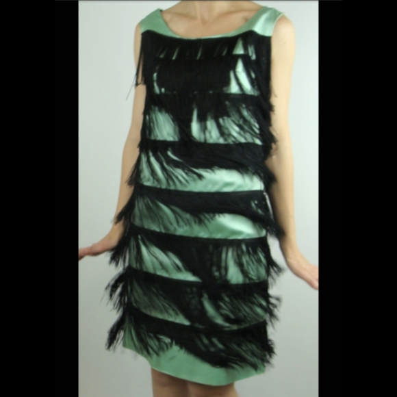1960's mint FRINGE GOGO DRESS 60's mini XS - Picture 3 of 10